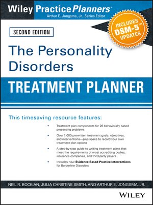 cover image of The Personality Disorders Treatment Planner